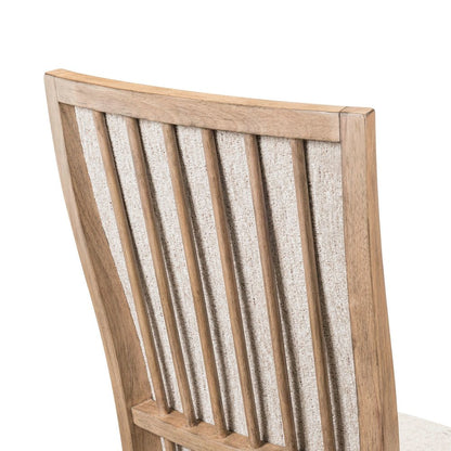 Haven Hills Upholstered Side Chair - Tall Back, Upholstered Seat - Camel Beige
