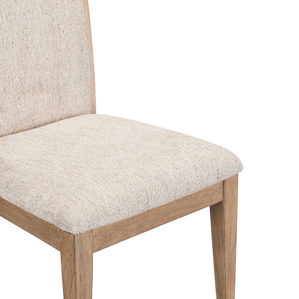 Haven Hills Upholstered Side Chair - Tall Back, Upholstered Seat - Camel Beige