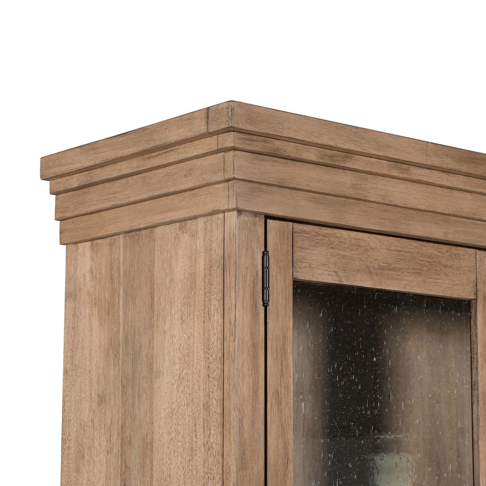 Haven Hills Display Cabinet - LED Touch Light, Adjustable Glass Shelves