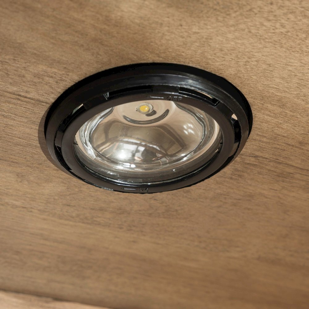 Haven Hills Display Cabinet - LED Touch Light, Adjustable Glass Shelves