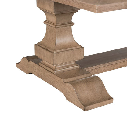 Haven Hills Rectangular Cocktail Table for Living Room - Camel Beige Birch Wood