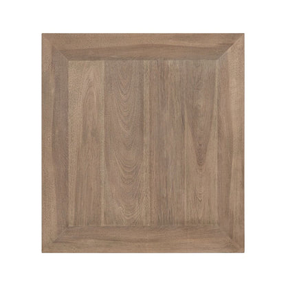 Haven Hills End Table for Living Room Traditional - Camel Beige Birch Wood