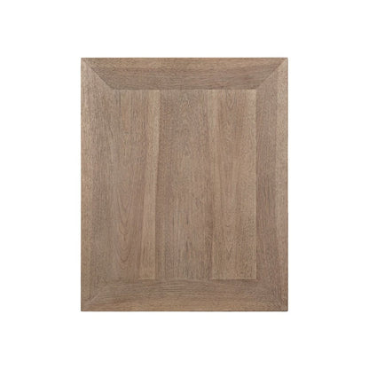 Haven Hills Chairside Table for Living Room Traditional - Camel Beige Birch Wood
