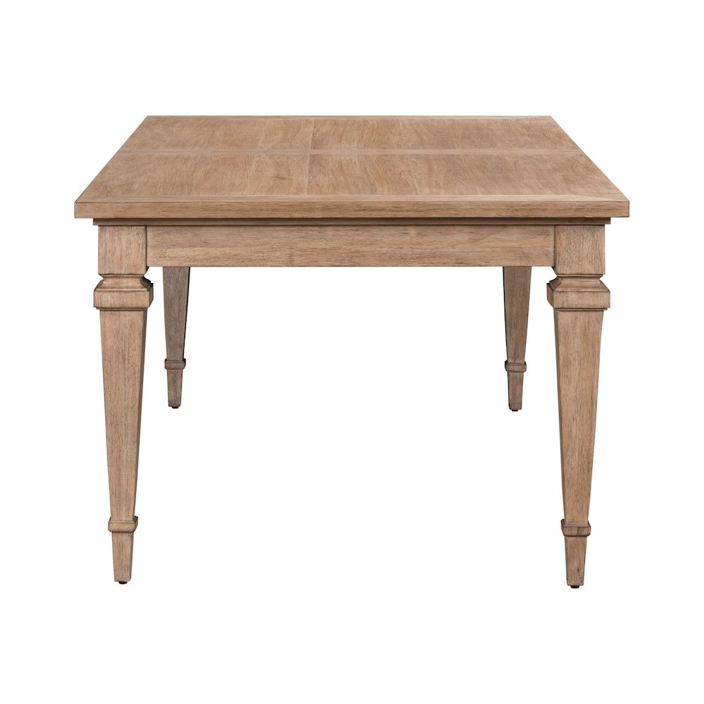 Haven Hills Rectangular Leg Table with 18" Self Storing Leaf - Rustic Camel