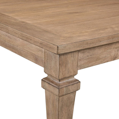 Haven Hills Rectangular Leg Table with 18" Self Storing Leaf - Rustic Camel