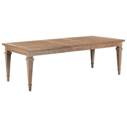 Haven Hills Rectangular Leg Table with 18" Self Storing Leaf - Rustic Camel
