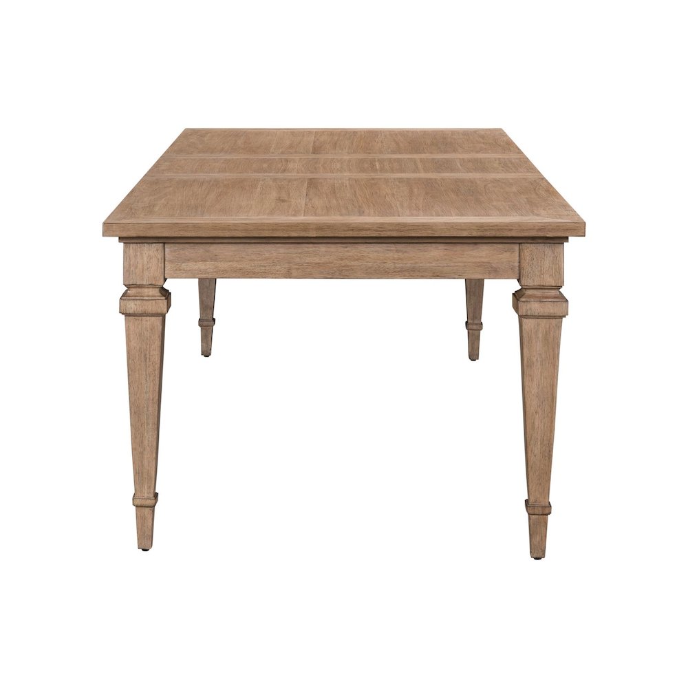 Haven Hills Rectangular Leg Table with 18" Self Storing Leaf - Rustic Camel