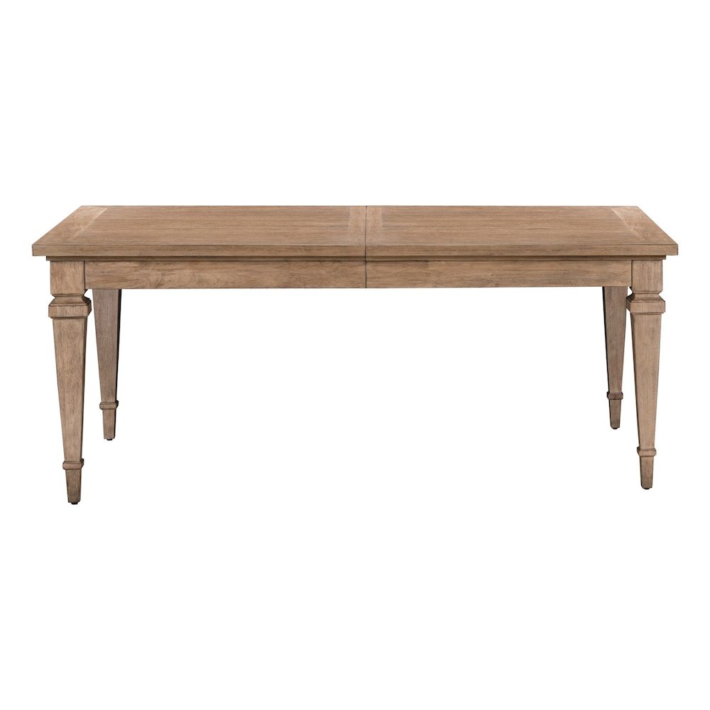 Haven Hills Rectangular Leg Table with 18" Self Storing Leaf - Rustic Camel
