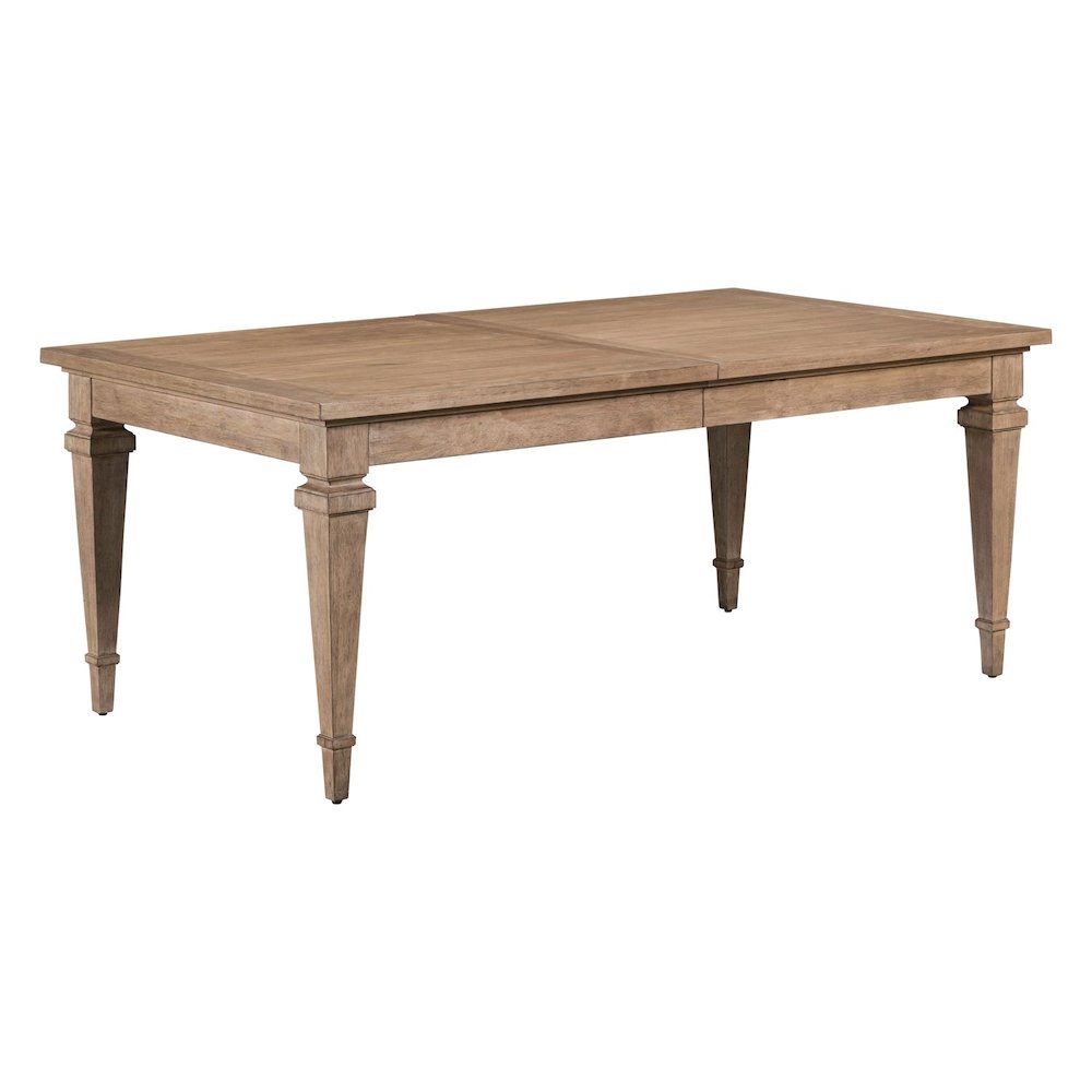 Haven Hills Rectangular Leg Table with 18" Self Storing Leaf - Rustic Camel