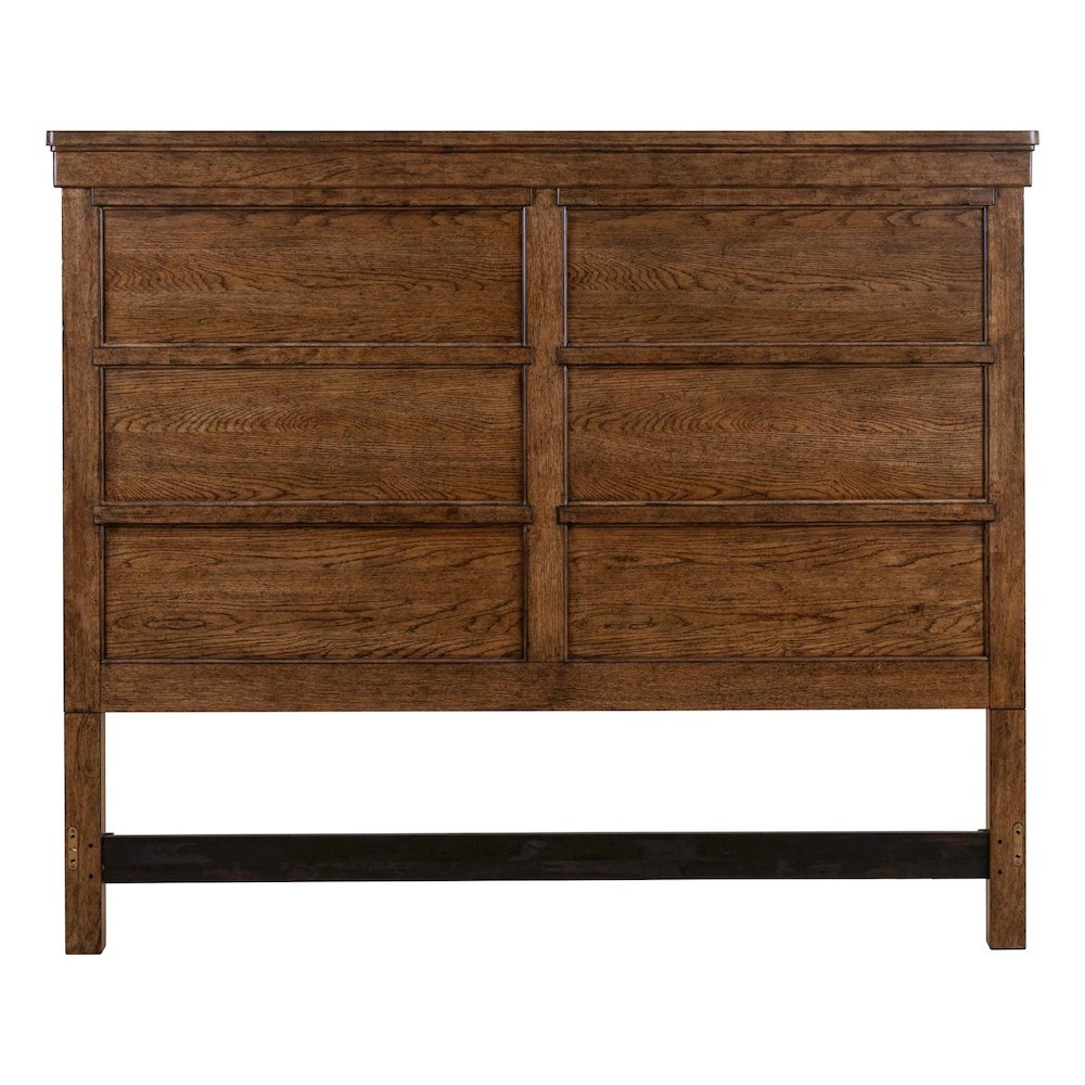 Carolina Park Queen Panel Headboard for Bed Frame Transitional - Amber Brown