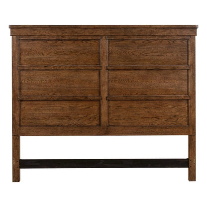Carolina Park Queen Panel Headboard for Bed Frame Transitional - Amber Brown
