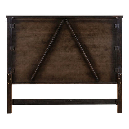 Carolina Park Queen Panel Headboard for Bed Frame Transitional - Amber Brown