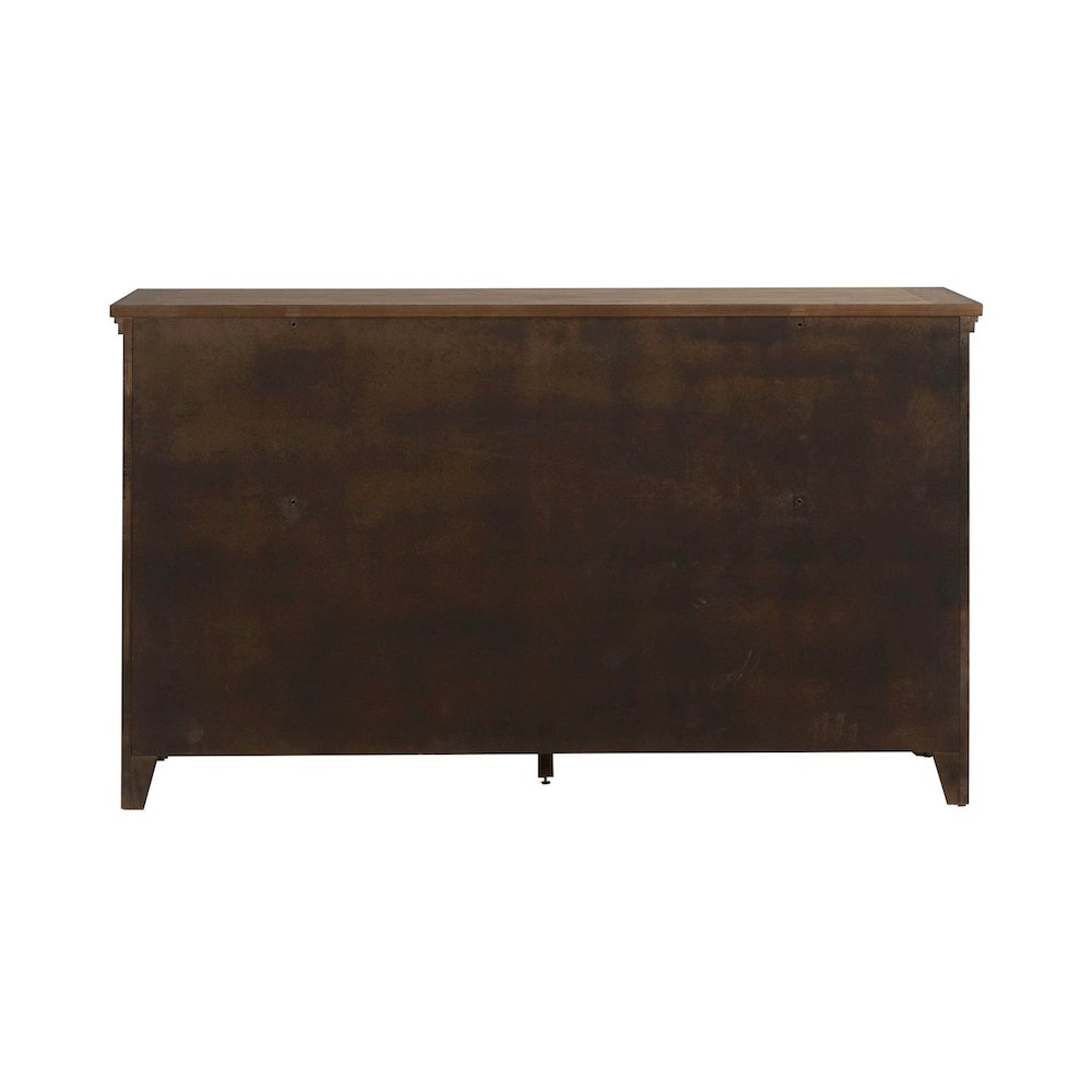 Carolina Park 7 Drawer Bedroom Dresser Transitional - Amber Brown