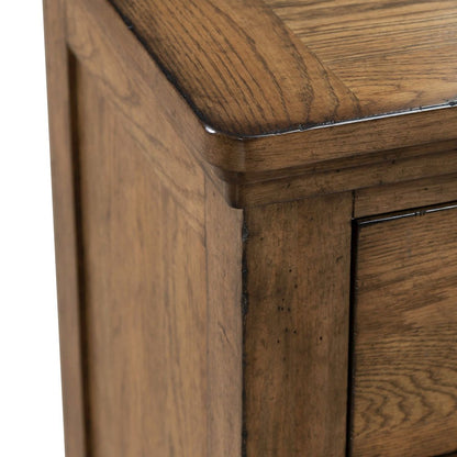 Carolina Park 7 Drawer Bedroom Dresser Transitional - Amber Brown