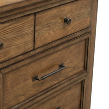 Carolina Park 7 Drawer Bedroom Dresser Transitional - Amber Brown
