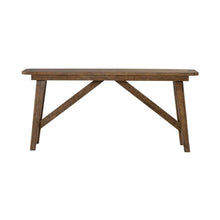 Carolina Park Sofa Table for Living Room - Amber Brown Oak