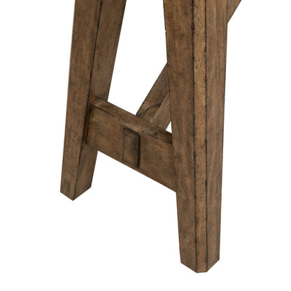Carolina Park Sofa Table for Living Room - Amber Brown Oak