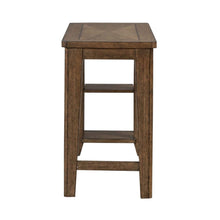 Carolina Park Console Table for Living Room - Amber Brown Oak