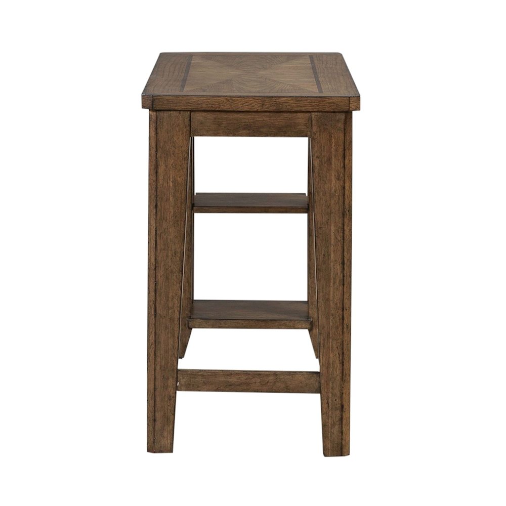 Carolina Park Console Table for Living Room - Amber Brown Oak
