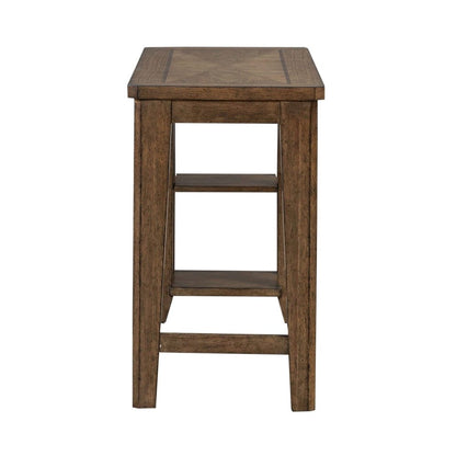 Carolina Park Console Table for Living Room - Amber Brown Oak