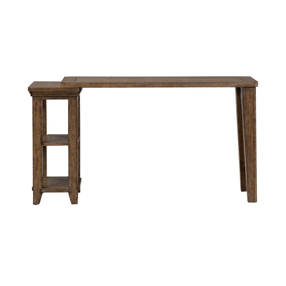 Carolina Park Console Table for Living Room - Amber Brown Oak
