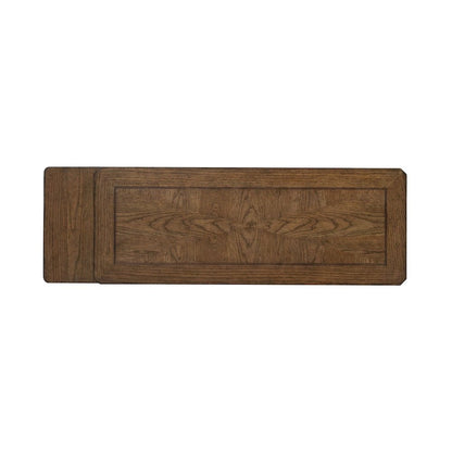 Carolina Park Console Table for Living Room - Amber Brown Oak