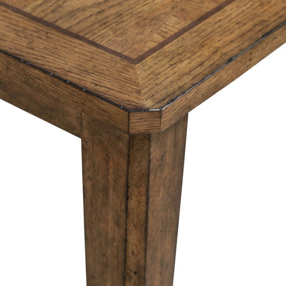 Carolina Park Console Table for Living Room - Amber Brown Oak