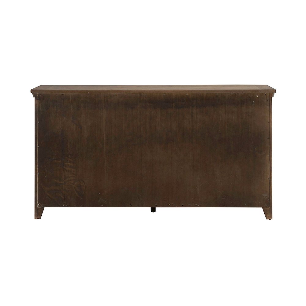 Carolina Park Server Cabinet for Dining Room Storage - Amber Brown