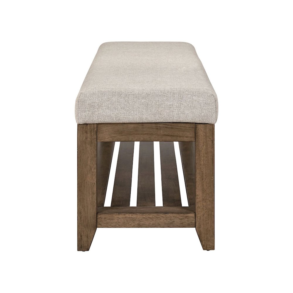 Shaker Lakes Upholstered Bed Bench 19" Height - Harvest Brown