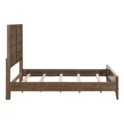 Shaker Lakes California King Panel Bed Frame - Harvest Brown