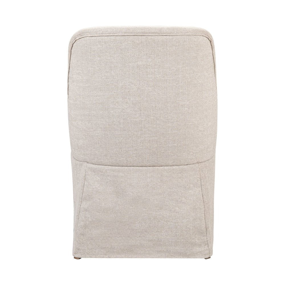 Shaker Lakes Fully Upholstered Arm Chair with Chair Skirt - Harvest Brown