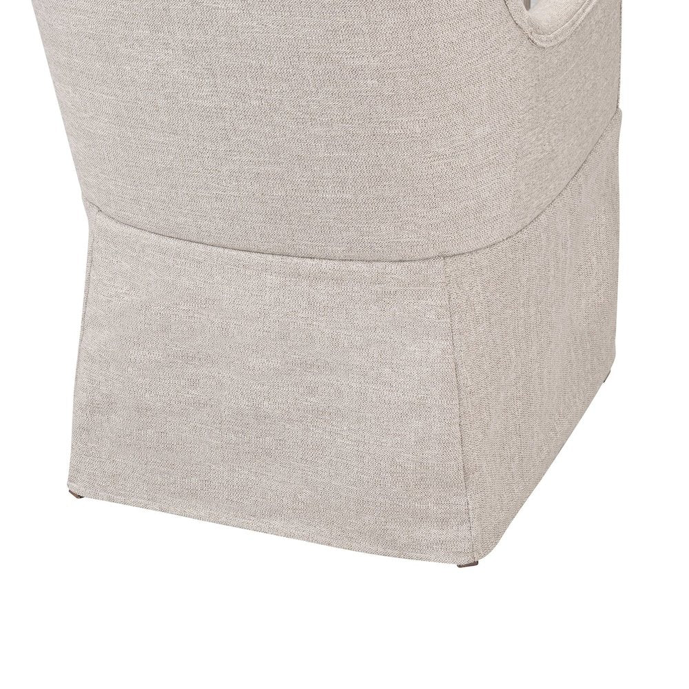 Shaker Lakes Fully Upholstered Arm Chair with Chair Skirt - Harvest Brown