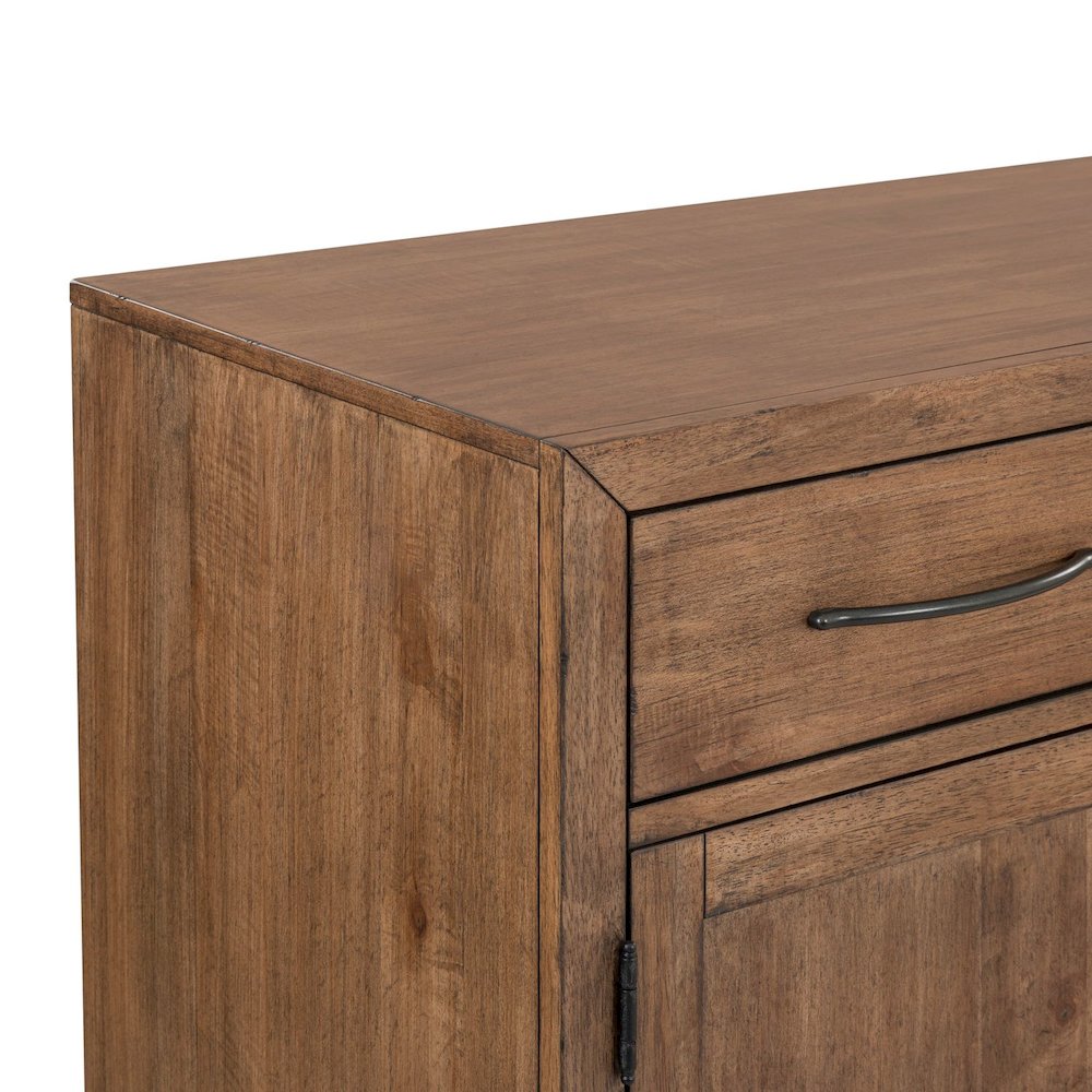 Shaker Lakes Buffet Cabinet - Removable Felt Silerware Drawer, Adjustable