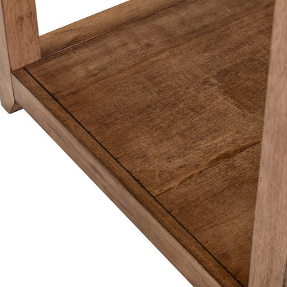 Shaker Lakes End Table - Harvest Brown Maple Wood