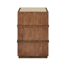 Shaker Lakes Chairside Table, Granite Top Insert - Harvest Brown Maple Wood