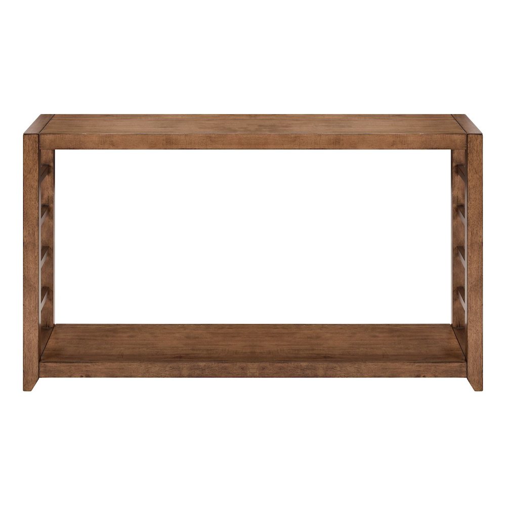 Shaker Lakes Sofa Table - Harvest Brown Maple Wood