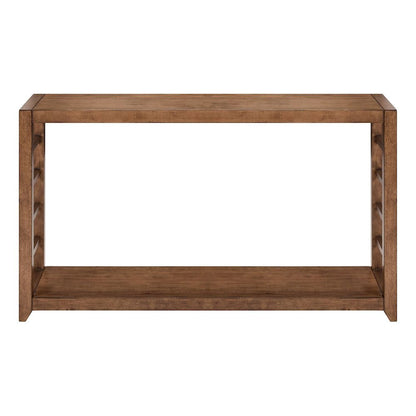 Shaker Lakes Sofa Table - Harvest Brown Maple Wood