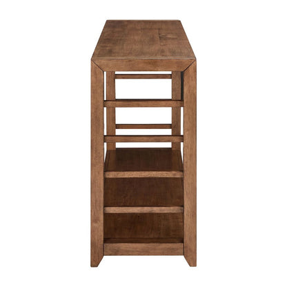 Shaker Lakes Sofa Table - Harvest Brown Maple Wood