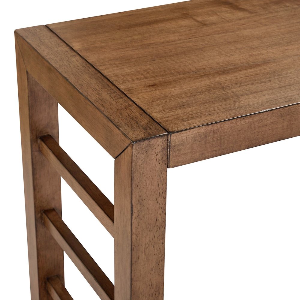 Shaker Lakes Sofa Table - Harvest Brown Maple Wood