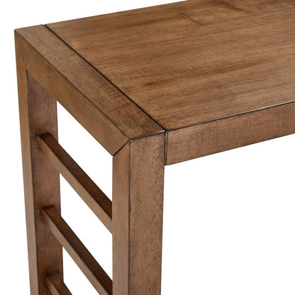 Shaker Lakes Sofa Table - Harvest Brown Maple Wood