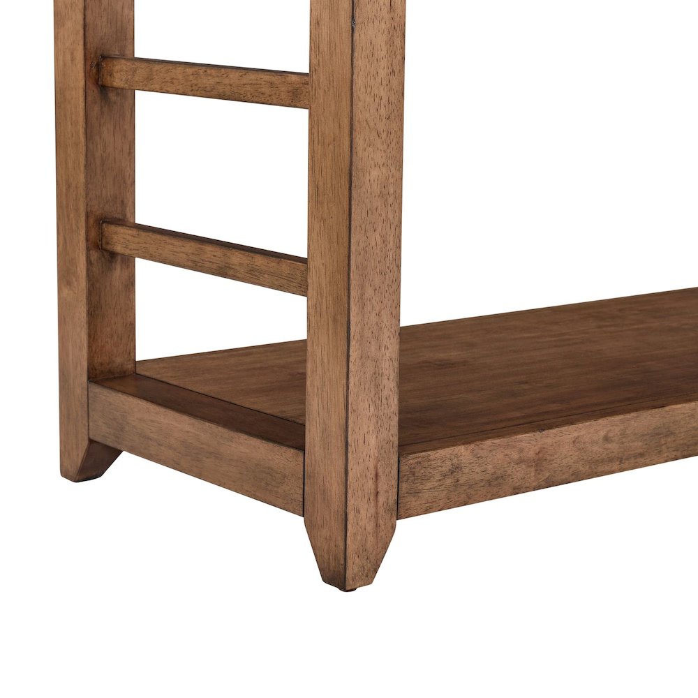 Shaker Lakes Sofa Table - Harvest Brown Maple Wood