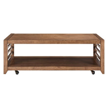 Shaker Lakes 3 Piece Table Set - Cocktail, 2 End Tables, Harvest Brown Maple