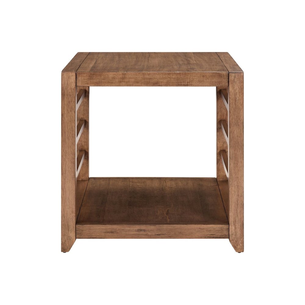 Shaker Lakes 3 Piece Table Set - Cocktail, 2 End Tables, Harvest Brown Maple