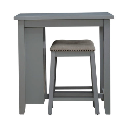 Brook Creek 3 Piece Counter Set - Gray