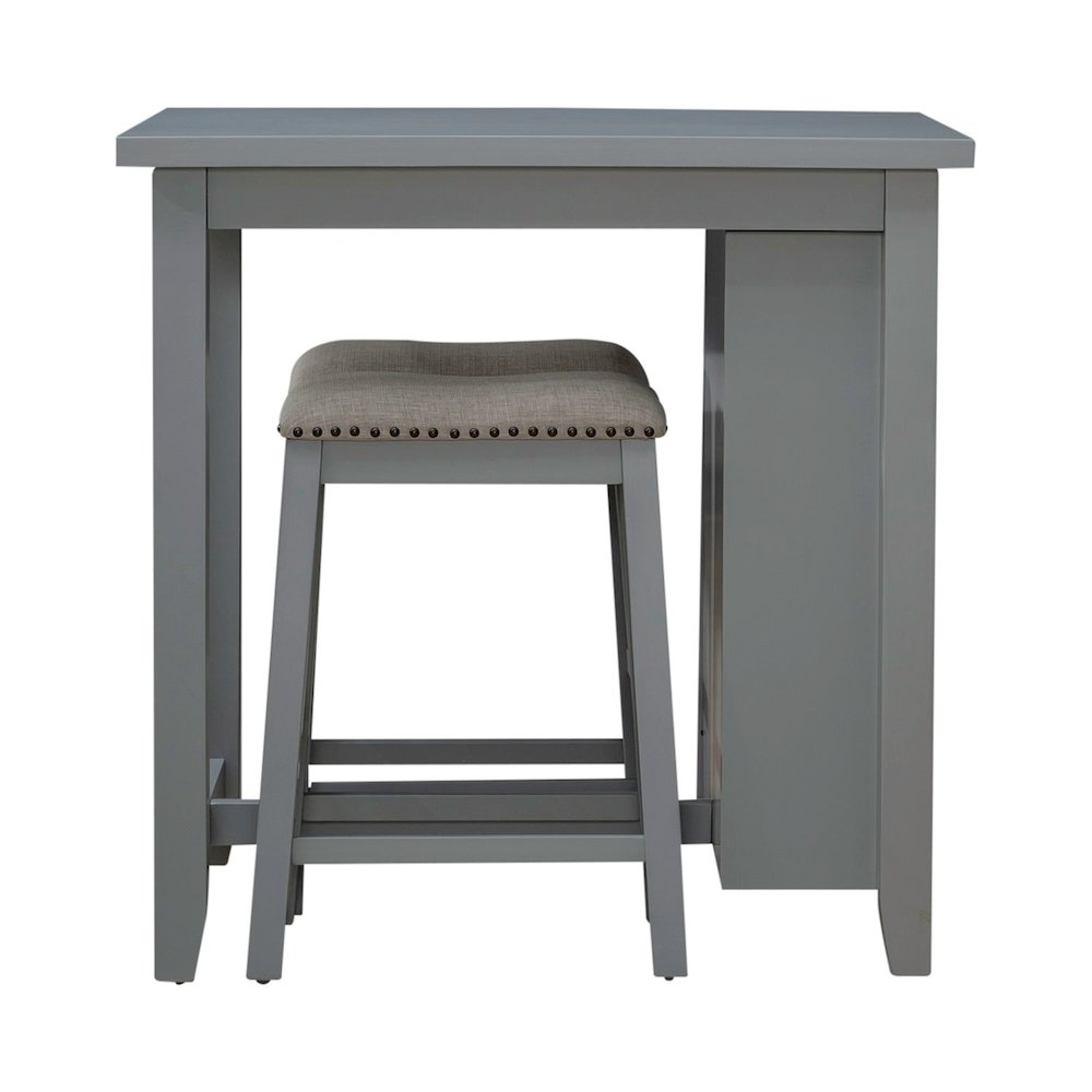 Brook Creek 3 Piece Counter Set - Gray