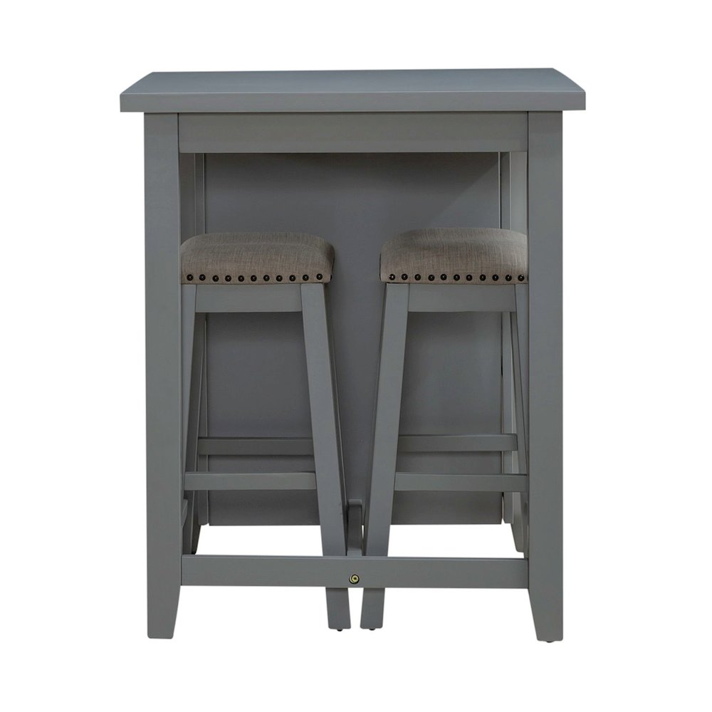 Brook Creek 3 Piece Counter Set - Gray