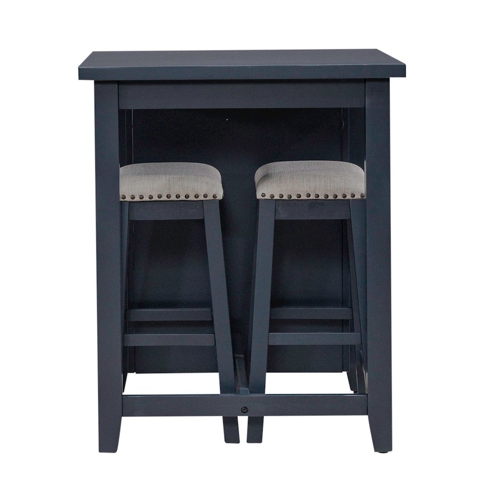 Brook Creek 3 Piece Counter Set - Navy
