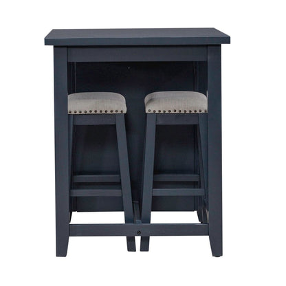 Brook Creek 3 Piece Counter Set - Navy
