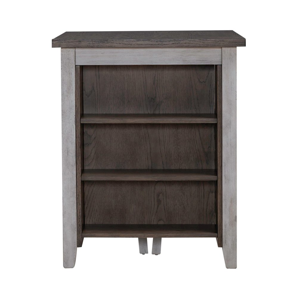 Brook Creek 3 Piece Counter Set - Two Tone - White w/ Wood Tone Tops