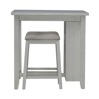 Brook Creek 3 Piece Counter Set - White